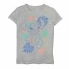 Licensed Character Disney's Lilo & Stitch Girls 7-16 Hawaiian Plants Stitch Outline Sketch Graphic Tee -Licensed Character Shop unnamed file 9968