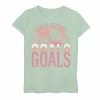 Licensed Character Girls 7-16 Girls Score Goals Pink Soccer Graphic Tee -Licensed Character Shop unnamed file 9977