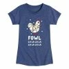 Licensed Character Girls 7-16 Chicken "Fowl Lalala" Tee -Licensed Character Shop unnamed file 9983