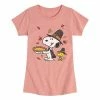 Licensed Character Girls 7-16 Peanuts Thanksgiving Pie Graphic Tee Pink -Licensed Character Shop unnamed file 9988